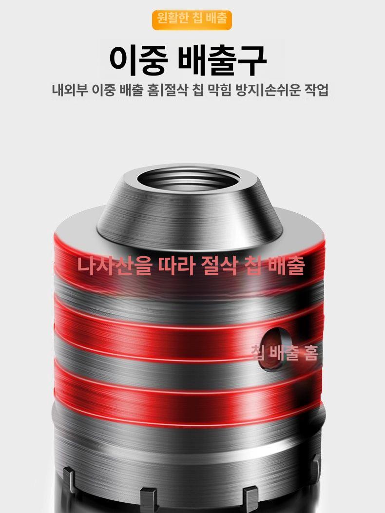 천공 철판 스틸홀커터 펀치 드릴링 초경 카바이드 드릴비트 도구 콘크리트 파일럿 - 상세 이미지 3