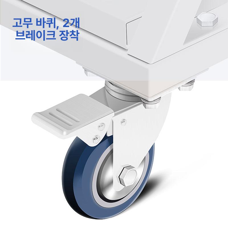 안전계단 사다리 이동식 산업용 스텝 손잡이 작업 물류창고 작업용 계단사다리 접이식 난간 - 상세 이미지 3
