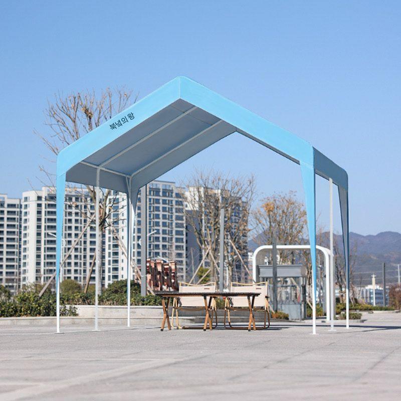 창고형천막 텐트 캐노피 야외용 행사 야외용천막 막사 창고형 천막 접이식 차양막 창고 마당 - 상세 이미지 3