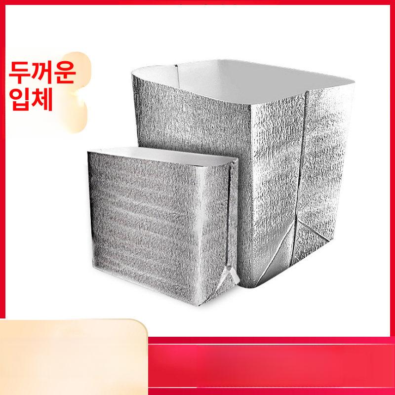 보냉가방 은박보냉팩 접착식 백 도시락 접착형 파우치 손잡이 테이크아웃 보온보냉팩 - 상세 이미지 2