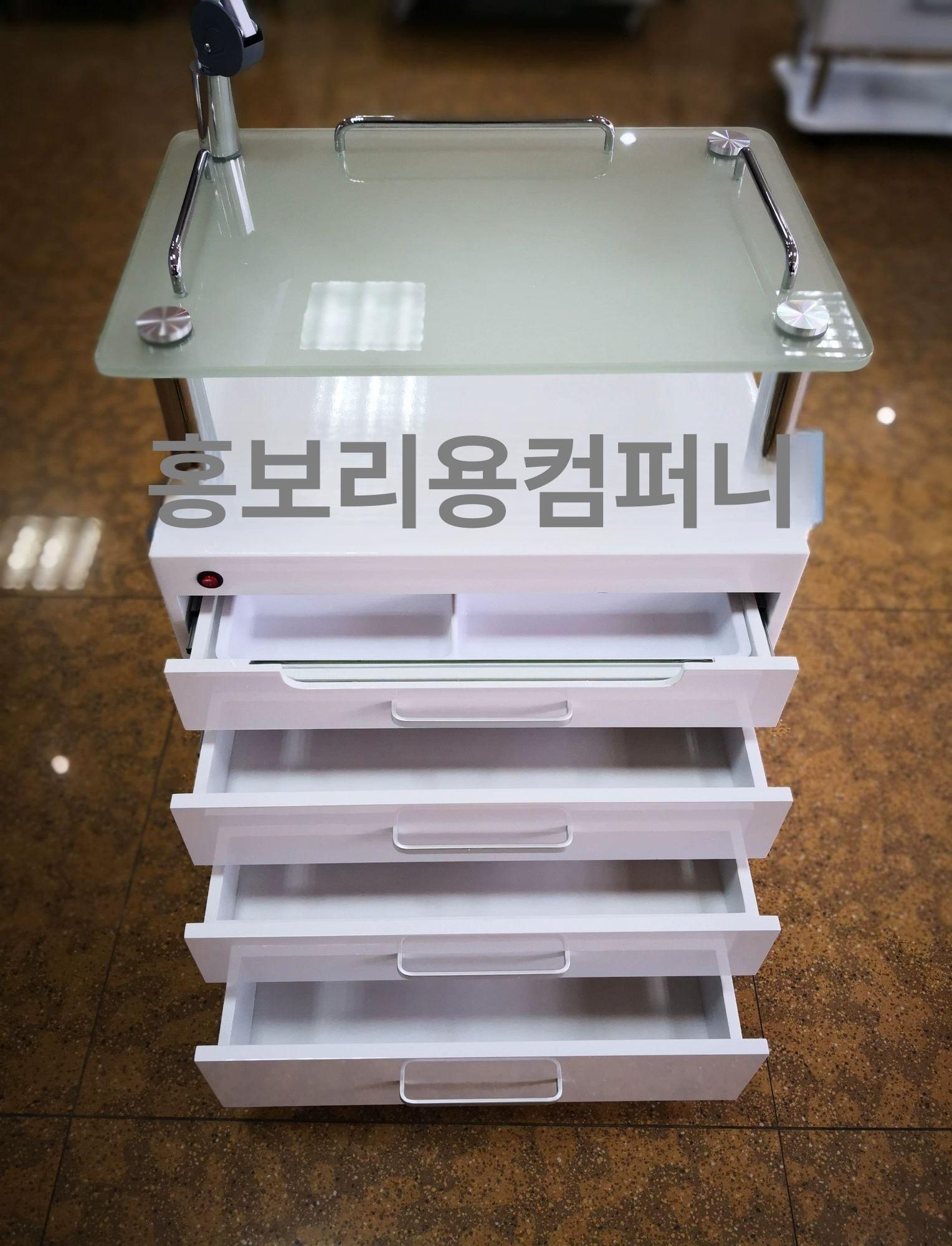 살균 피부미용웨건 네일샵 캐비닛 카트 조명 미용실 경화기 서랍트롤리 왁싱 서랍장 - 상세 이미지 4