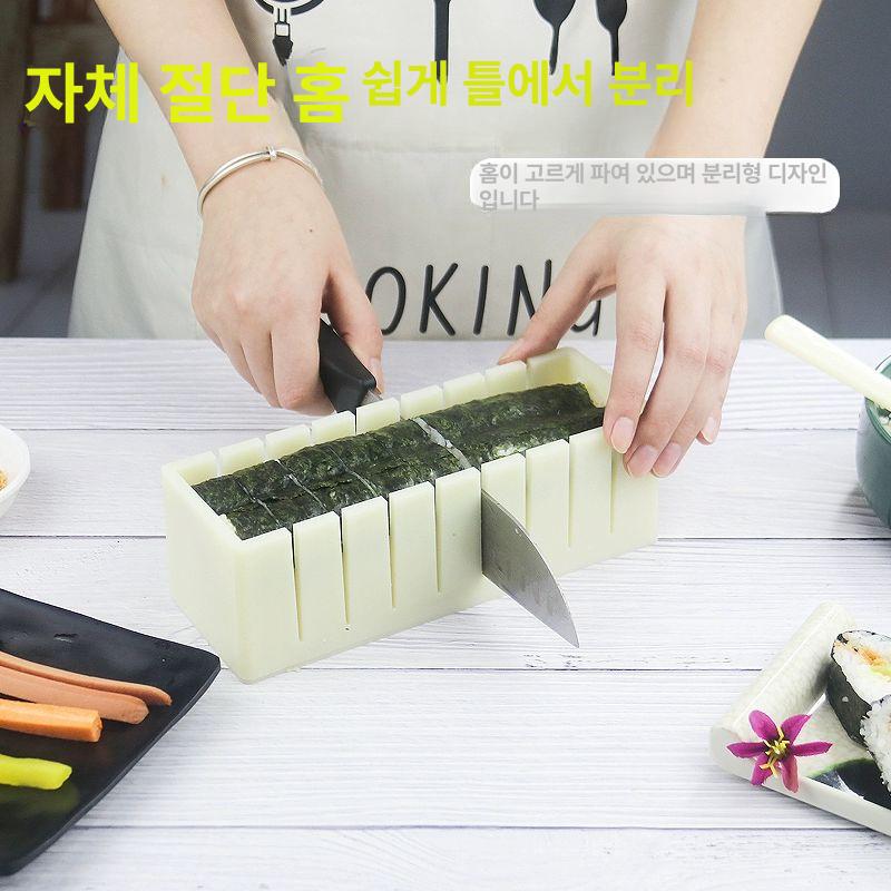 실리콘 김발 김밥틀 롤 만들기 김말이 뉴 파스텔컬러 김밥말이발 김밥마는도구 말기 - 상세 이미지 5