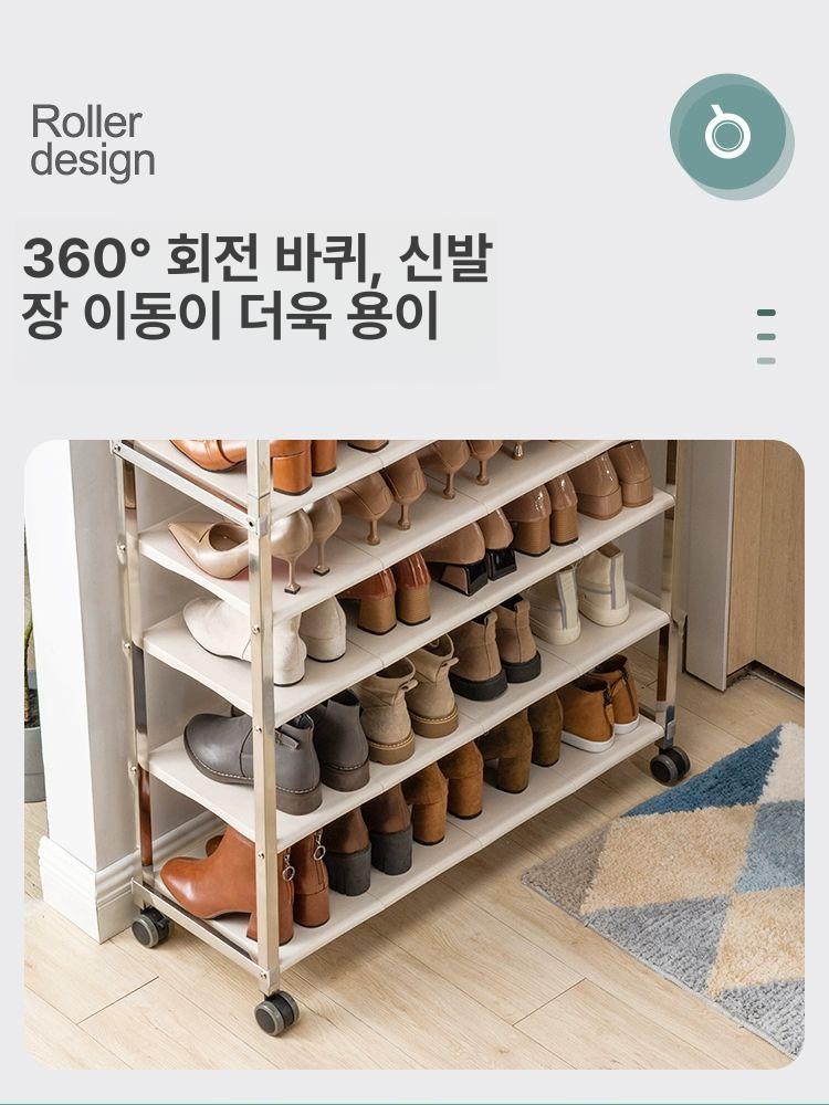 간이 스텐신발장 수납 선반 업소용 캐비닛 현관 다용도 사무실신발장 체육관 튼튼한 - 상세 이미지 3