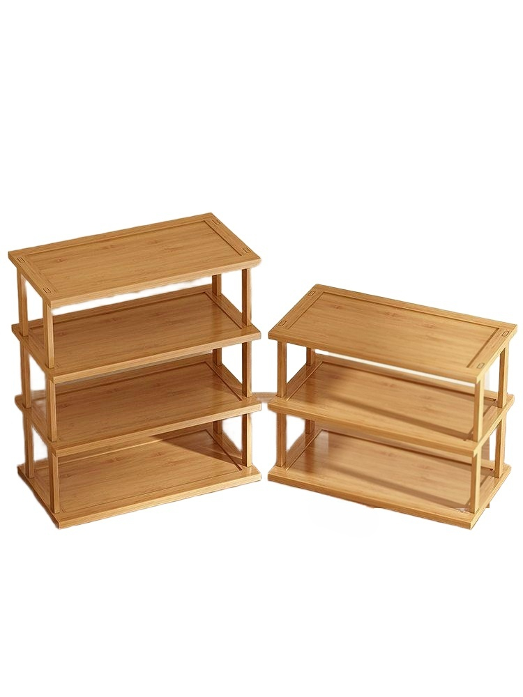 원목 책장 책상 선반 수납 슬림 정리함 소품 보관 나무 책꽂이 다용도 선반 - 상품 이미지