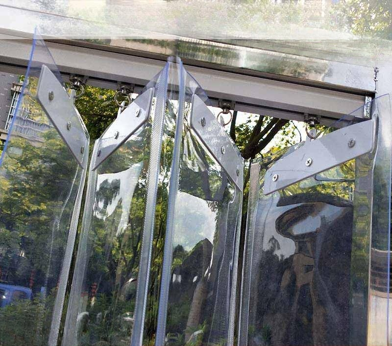 방풍 투명 비닐 우레탄 방한 칸막이 대형 커튼 천막 현관 우풍차단 - 상품 이미지