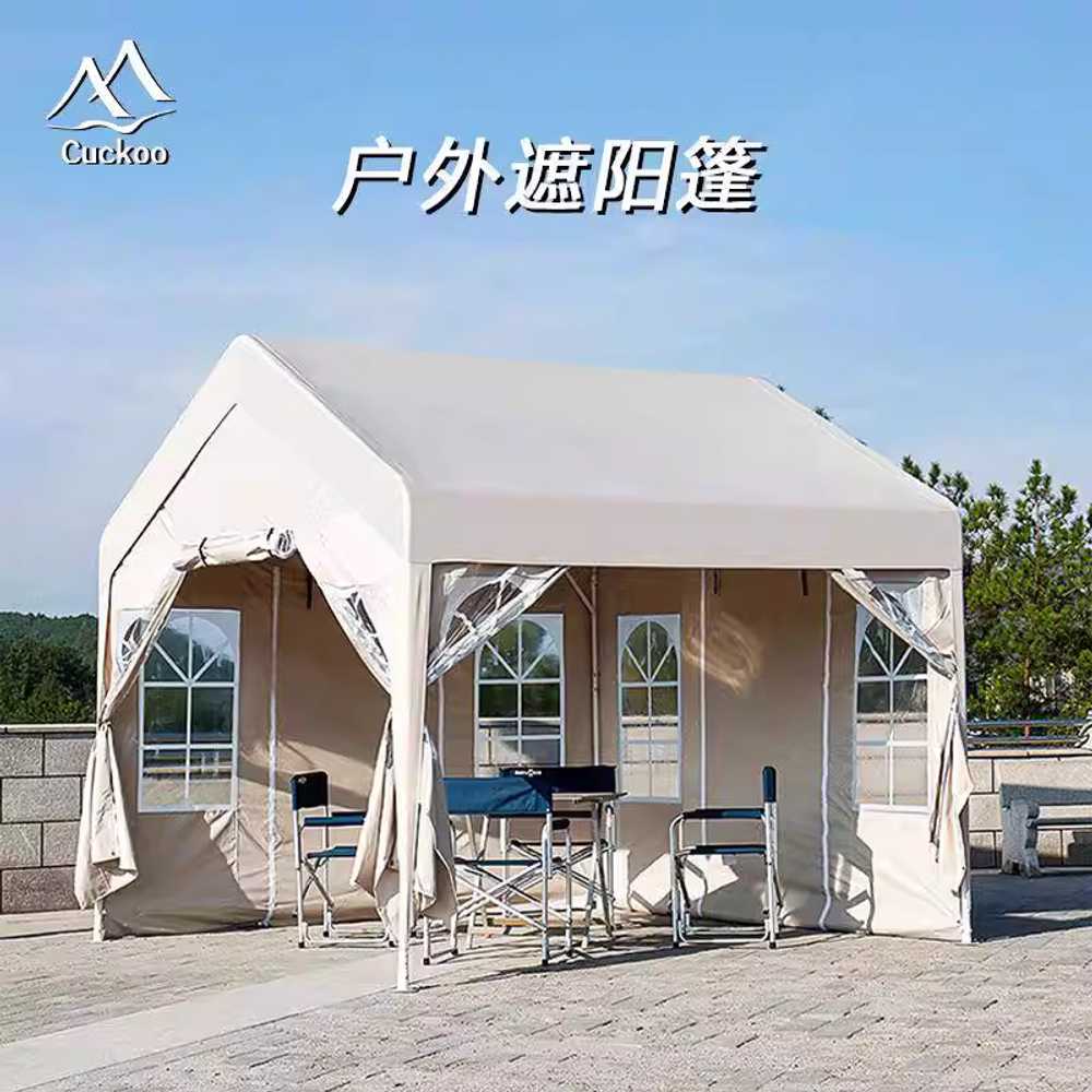 격리 간이창고형 차고용 주차장 일반형 야외 차양막 다용도 창고형천막 자바라텐트 - 상세 이미지 2