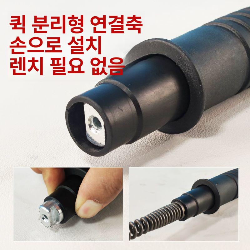 배수구청소 배관스프링 와이어 도구 욕실 싱크대 주방 하수구 변기 막힘 파이프 유연 배수구 - 상세 이미지 4