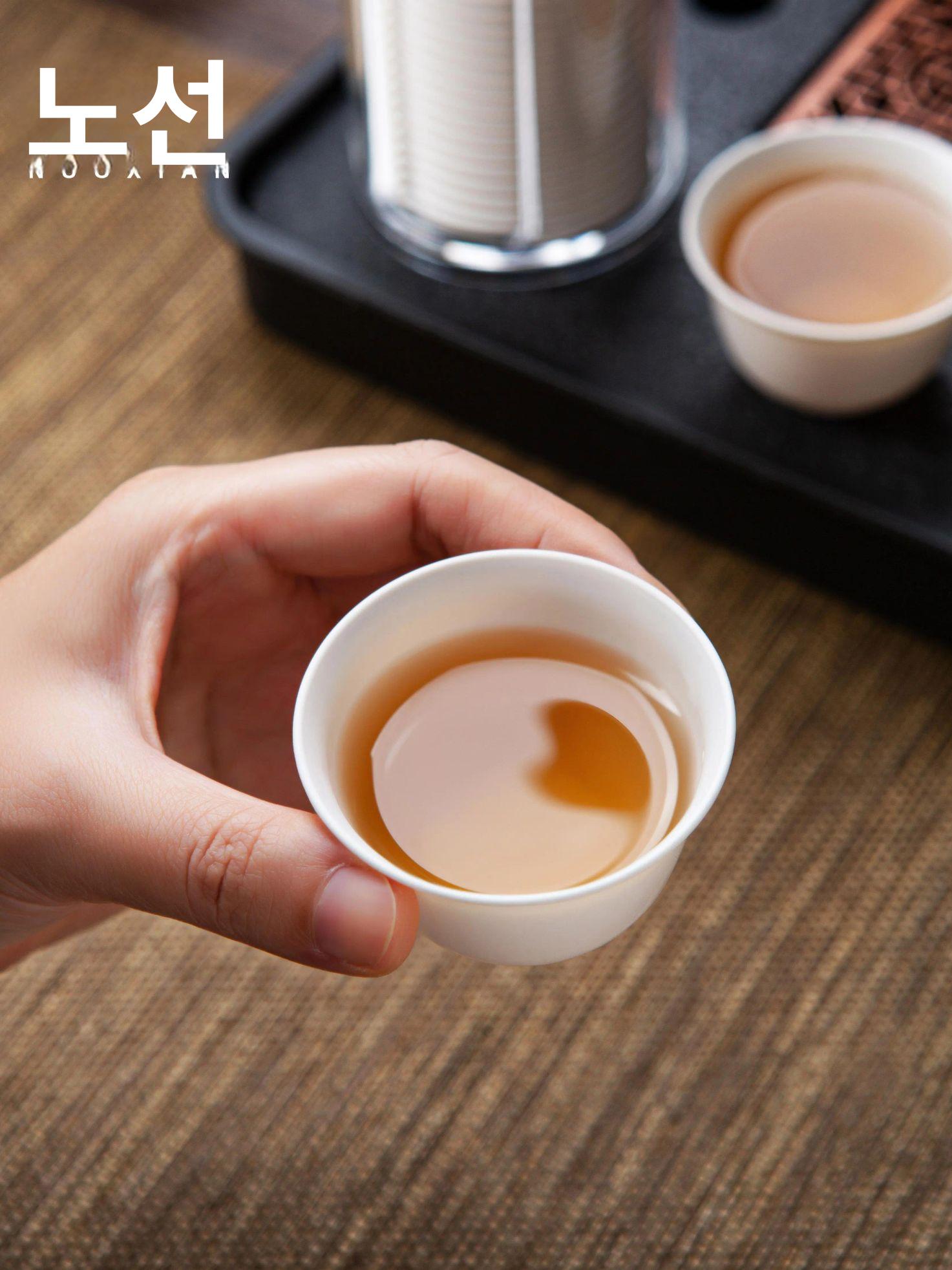 일회용 찻잔 캠핑용 시음용 야외용 여행 다도 술잔 차컵 소주 티컵 - 상세 이미지 5