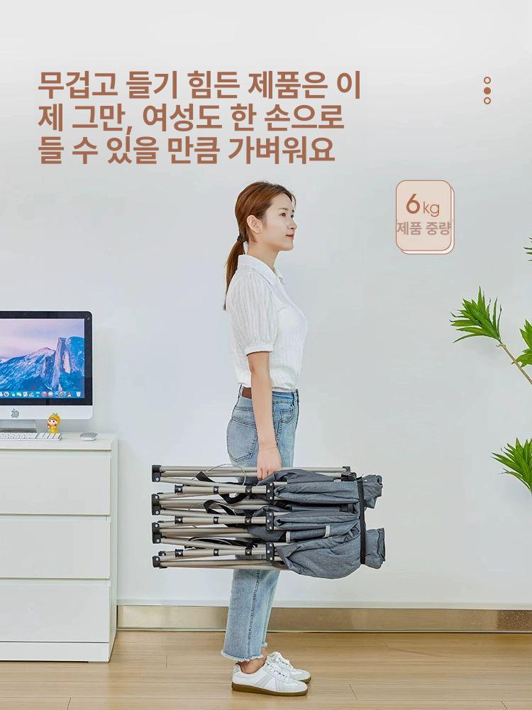 침대소파 각도조절 등받이 폴딩소파 푹신한 매트리스 다기능 휴대용 간편 - 상세 이미지 3