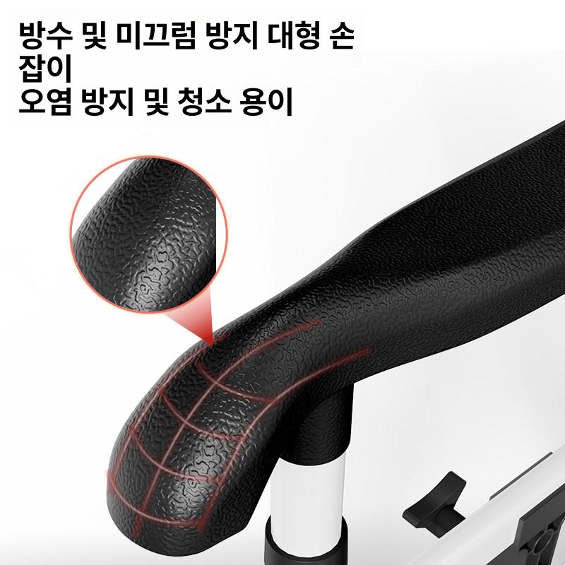 변기 안전손잡이 지지대 화장실 손잡이 무타공 노인 화장실안전바 변기손잡이 클립 어르신 - 상세 이미지 5