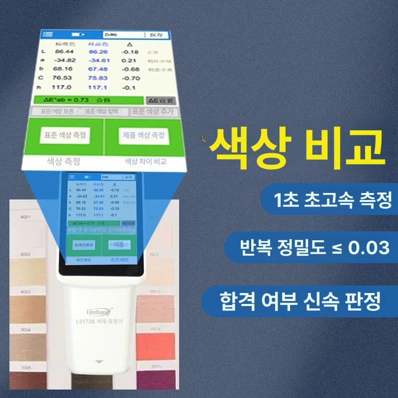 고정밀 색차계 분석 색도계 테스터 측정기 제품 비색계 컬러미터 분광측색기 - 상세 이미지 3