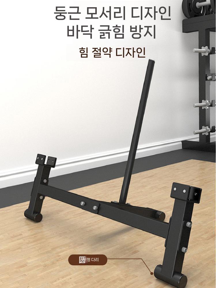 홈짐 데드리프트거치대 장비 충격방지 버퍼 역기 바벨받침대 패드 보조 받침대 한쌍 소음방지 - 상세 이미지 4
