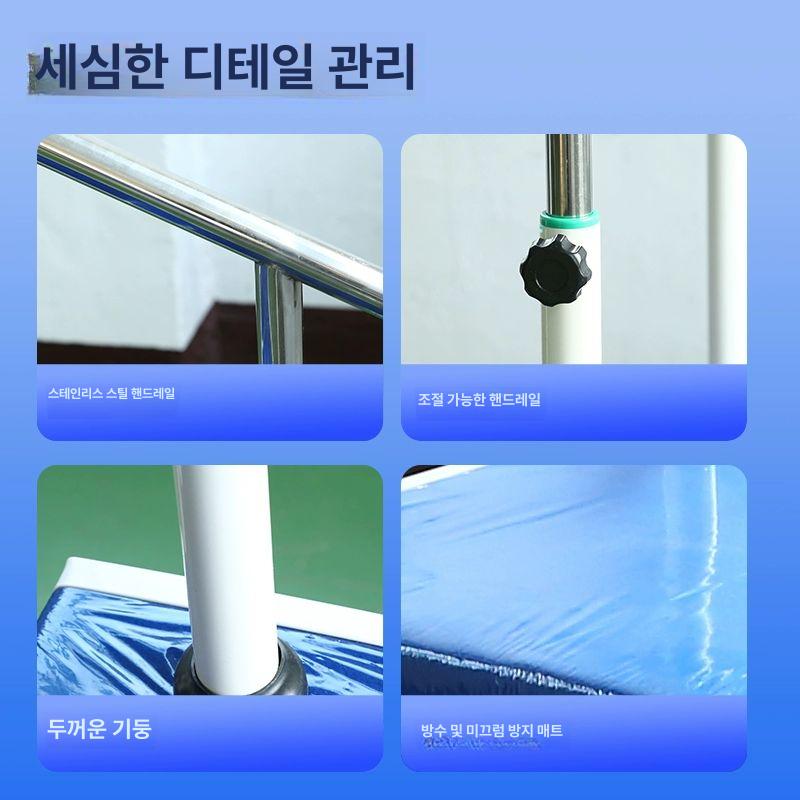 보행 걷기연습기구 물리치료 재활평행봉 노인 균형봉 걷기훈련 하지 훈련기 보조기 - 상세 이미지 4
