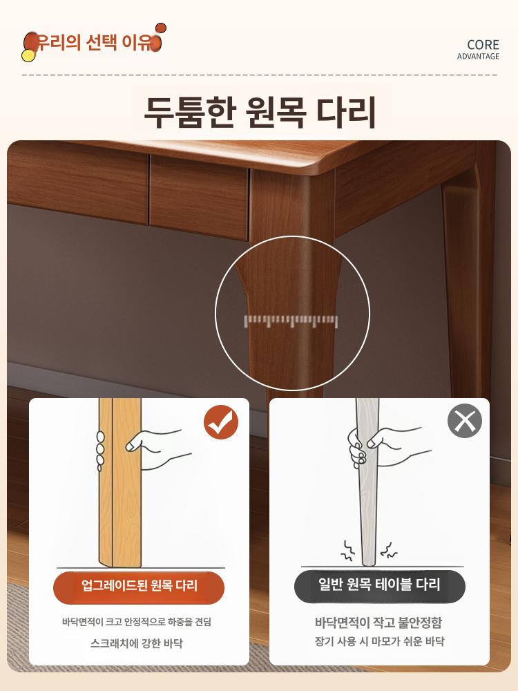 슬림책상 테이블 좁고긴 선반 원목 슬림 창가테이블 간이 침대 뒤 좁고 베란다 창가 긴 - 상세 이미지 3