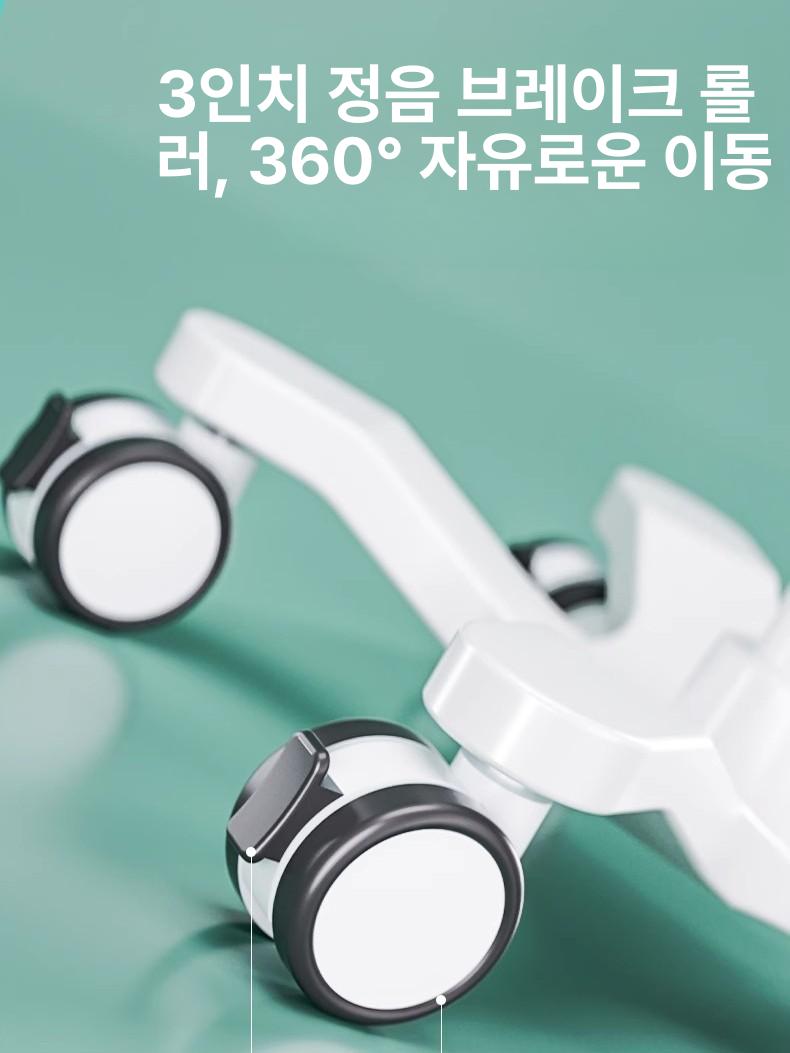 스탠드 태블릿거치대 바퀴형 무빙 아이패드 조절 높이 홀더 받침대 바퀴달린 지지대 - 상세 이미지 2