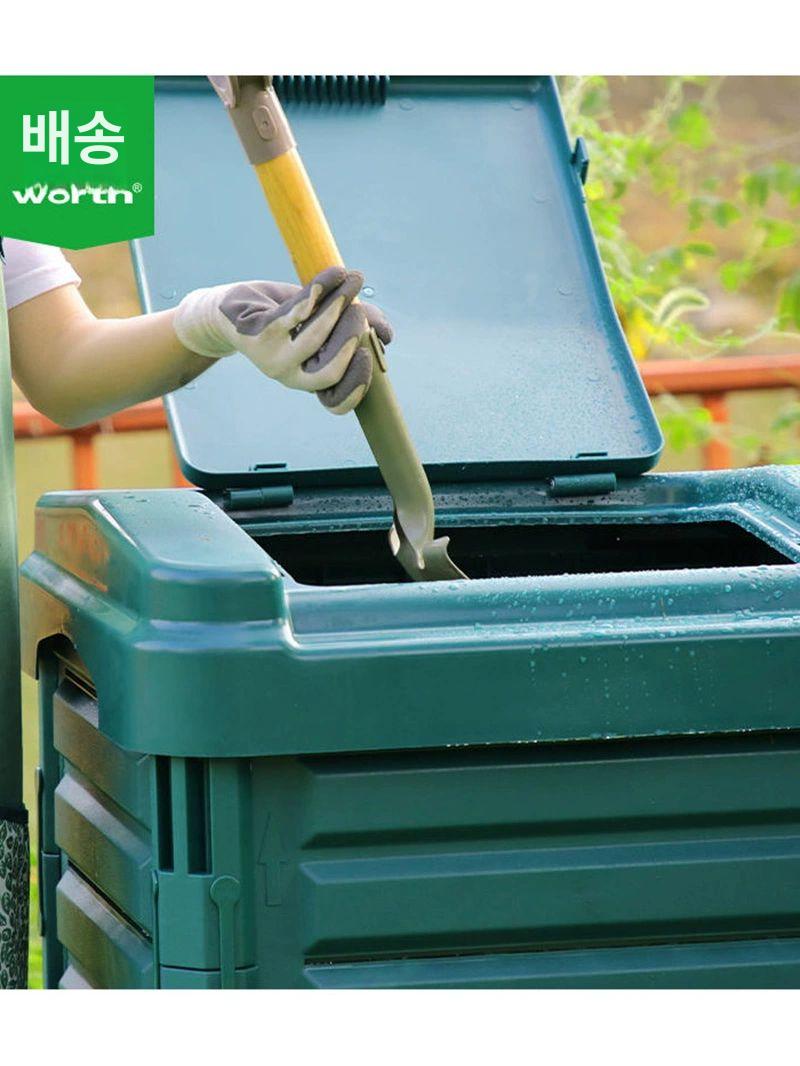 낙옆 퇴비통 야외 토양 퇴비기 음식물 버킷 정원 거름 가정용 낙엽 - 상세 이미지 3