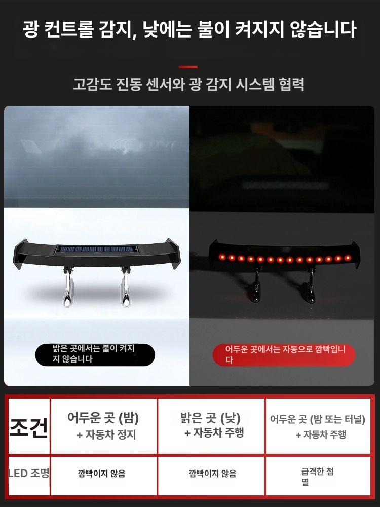 차량튜닝 차스포일러 카본 자동차튜닝용품 윙 립 블레이드 차꾸미기 전차종 - 상세 이미지 3