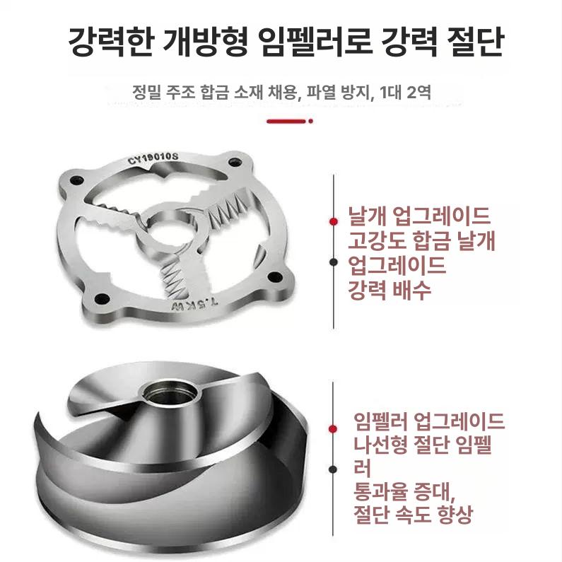 오수 펌프 수중 농업용 수중펌프 배수용 양수기 오수펌프 오물 오수오물용 - 상세 이미지 4