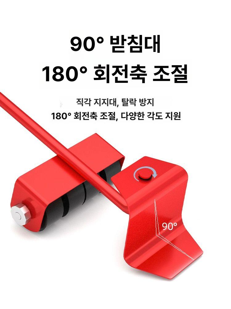 고중량 중량물 운반용 도비 핸들 대차 이동식 바퀴 무거운짐 옮기기 캐스터 손잡이 - 상세 이미지 5
