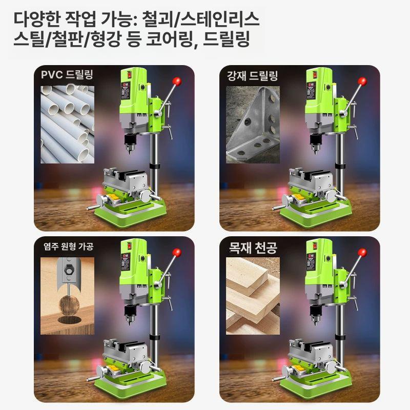 정밀 파이프머신 목공 탭핑 금속 소형 산업용 머신 다기능 미니 탭보루방 밀링기 공작 밀링 - 상세 이미지 3