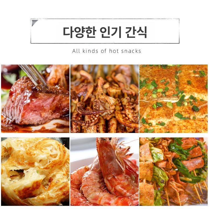 업소용 토스트 전기 철판 그릴 기계 스테이크 구이팬 고기 그리들 부침기 전기팬 호떡 - 상세 이미지 4
