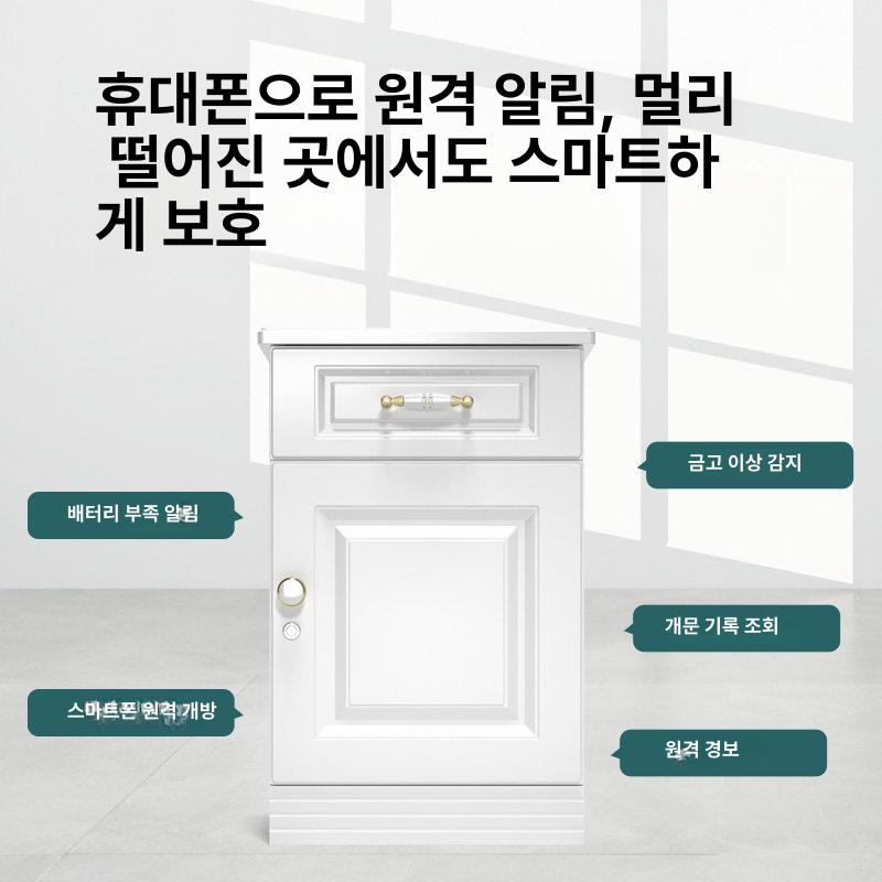 현금보관함 서랍형 디지털 금고 가정용 소형 미니 개인용 보안 안전 보관 다목적 안심 - 상세 이미지 5