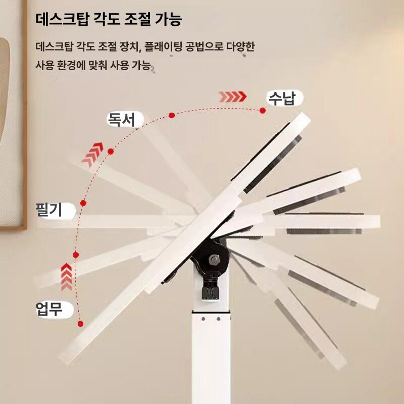 사무용 컴퓨터 본체 받침대 책상 정리 선반 화이트 프린트 거치대 책꽂이 - 상세 이미지 4