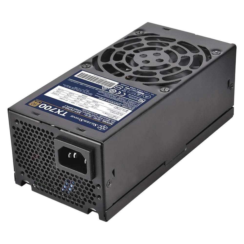 실버스톤 테크놀로지 700W 고정 케이블 TFX 전원 공급 장치 80 플러스 골드 TX700-G (SST-TX700-G) 80 Plus Gold 500W - 상품 이미지