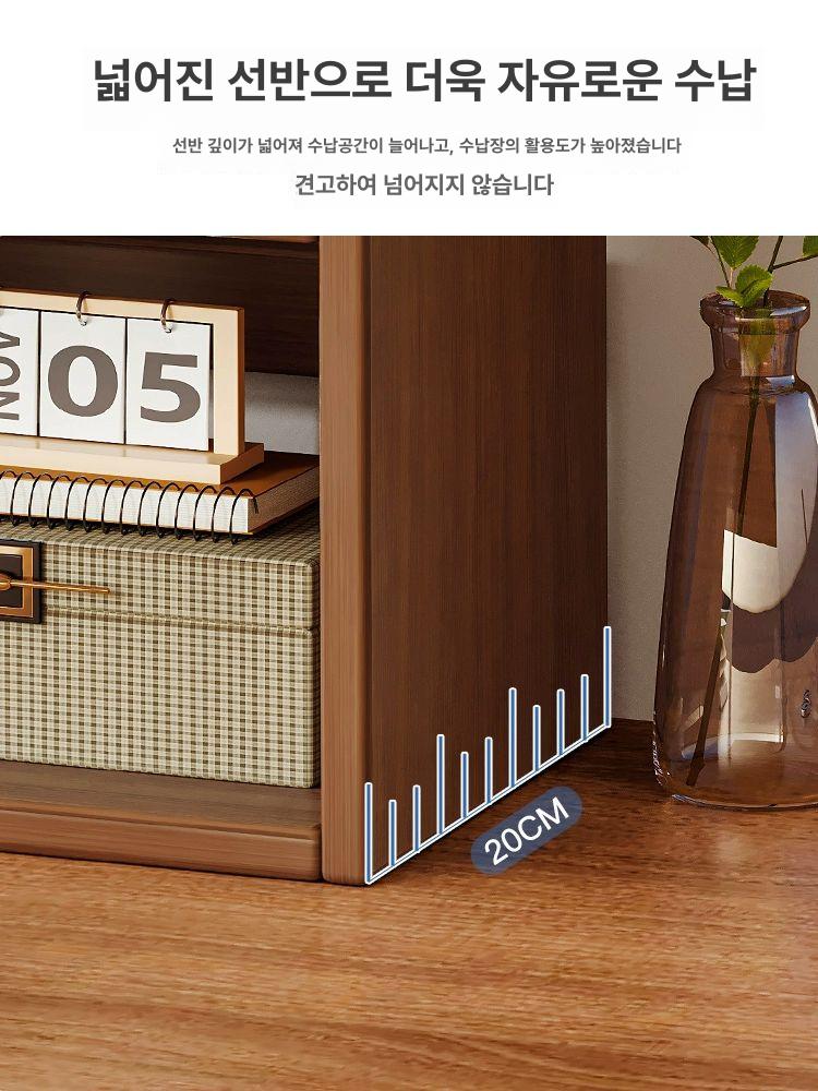 책상 위 원목 책꽂이 탁상용 소형 책장 선반 나무 정리 보관 미니 북엔드 - 상세 이미지 4