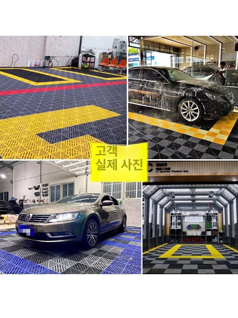 바닥 깔판 플라스틱 다용도 창고용 파레트 배수 물류 적재 운반 수영장 매트 방지 - 상세 이미지 2
