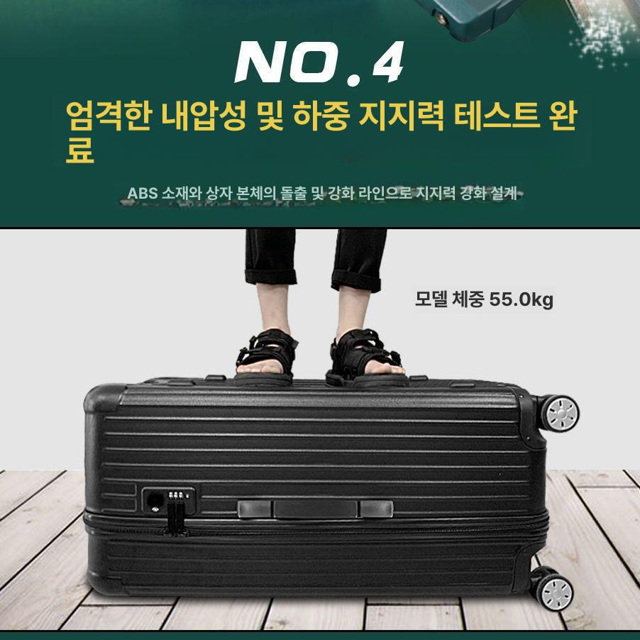 화물용 여행캐리어 경량 출장용 기내반입 천캐리어 여행가방 승무원 하드케이스 - 상세 이미지 2