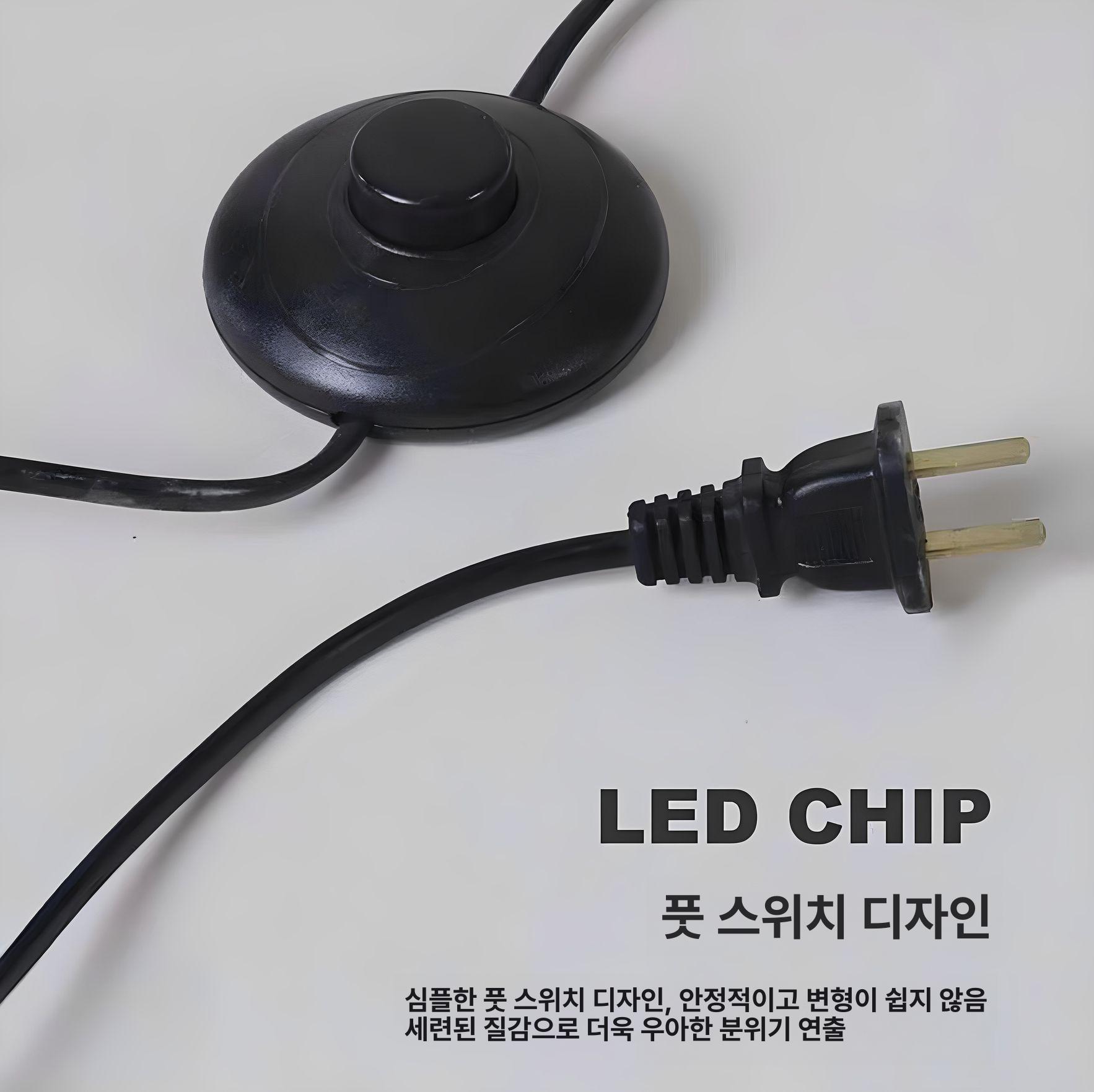활장 스탠드 모던 침실 크롬 대형 빈티지 북유럽 감성 조명 활장스탠드 따뜻한 스탠드조명 - 상세 이미지 5