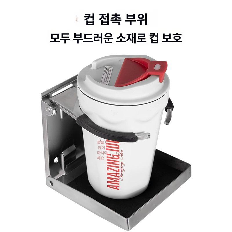 차량용 음료 컵홀더 트럭 선박 요트 접이식 분리형 나일론 대용량 보관함 - 상세 이미지 3
