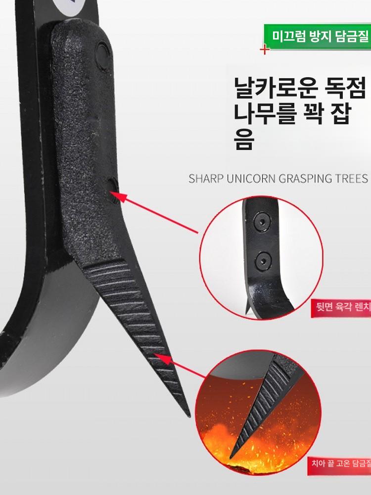 직립 등반 다용도 나무 장비 가정용 포도 로프 나무타기 고양이 신발 접이식 등목기 발톱 - 상세 이미지 4