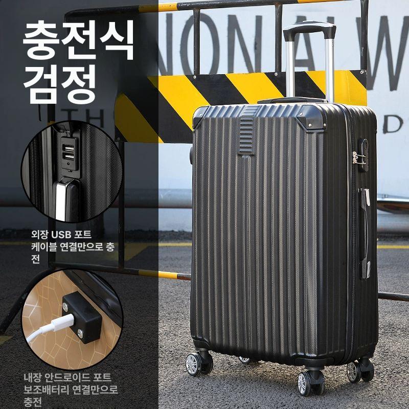 여행가방 캐리어 나일론 대형 수하물 보스턴백 짐 바퀴가방 트레블백 수납 확장형 - 상세 이미지 4
