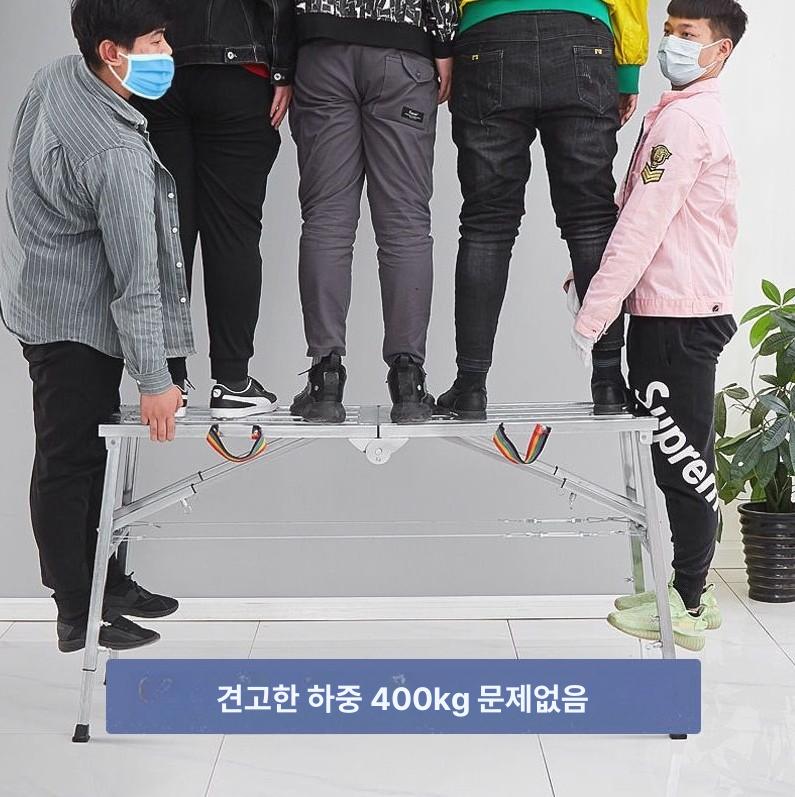 다이 안전발판 접이식 소형 지지대 파이프 도배 스텐 현장 미끄럼방지 간이 메쉬 - 상세 이미지 3