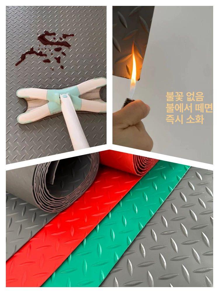 pvc 고무매트 미끄럼방지 창고 패드 바닥재 발판 깔판 다용도 욕실용 - 상세 이미지 3