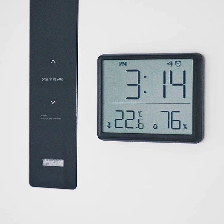 20센티 자석 냉장고 벽시계 휴대용 습도계 무선 마그넷 탁상 대형 원형 시계 - 상세 이미지 5