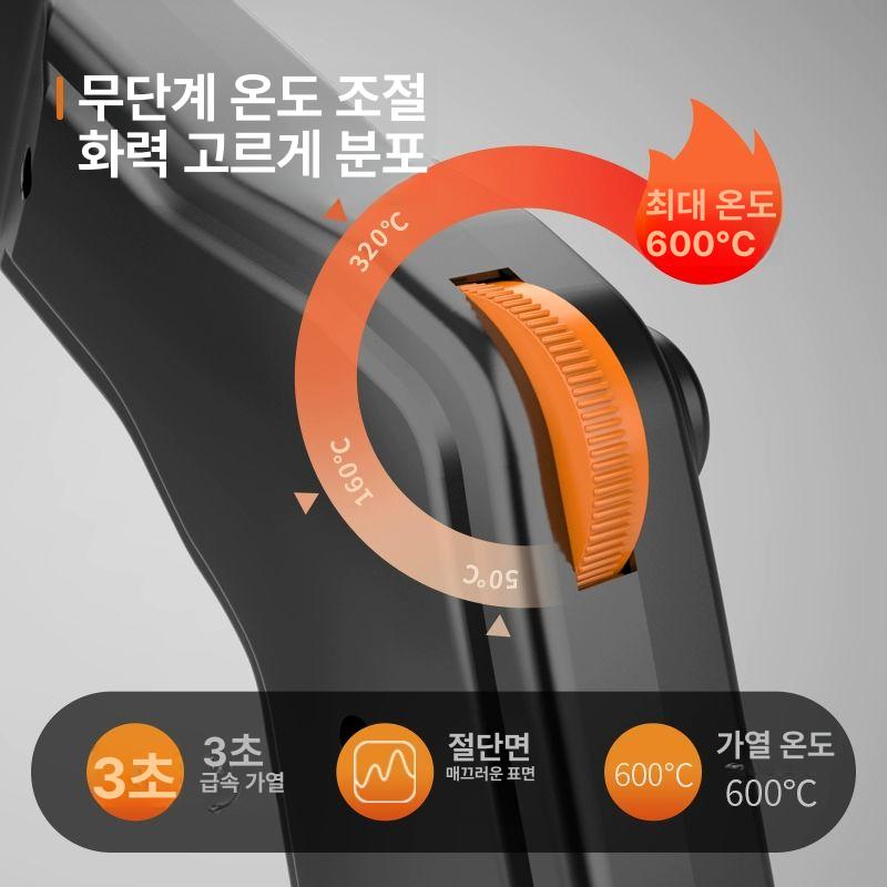 전동 절단기 날카로운 스틸 칼날 소형 컷팅 핫멜트 아크릴 스티로폼 재단 - 상세 이미지 4