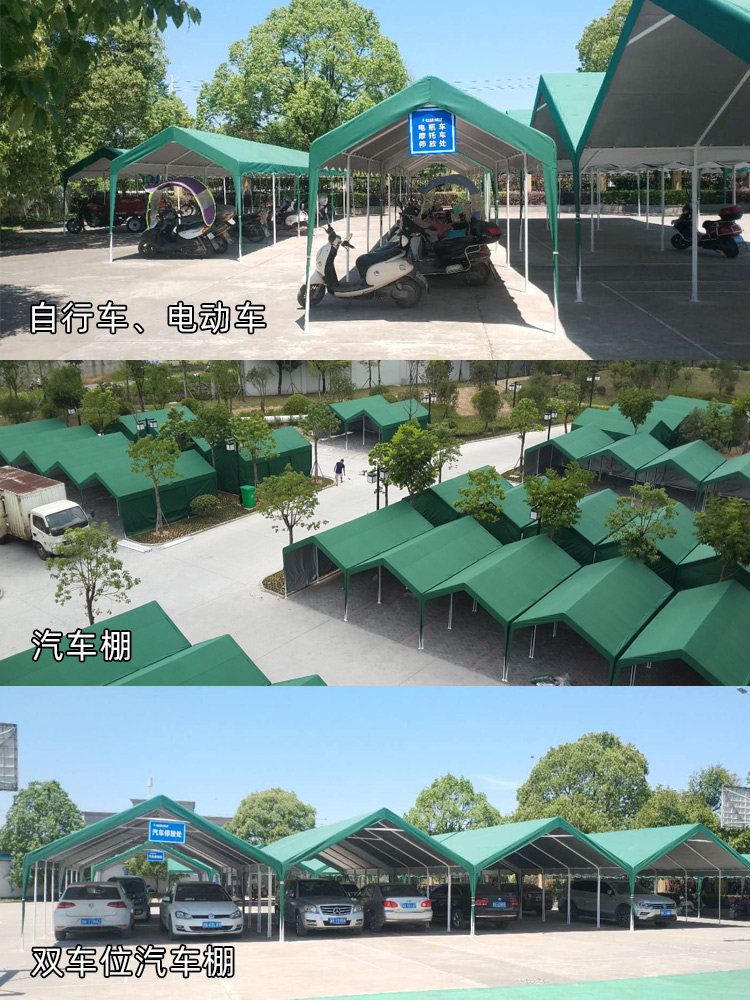주차천막 쉘터 그늘막 간이천막 야외 차고지 간이차고 벽 포함 차고천막 캐노피천막 - 상세 이미지 2