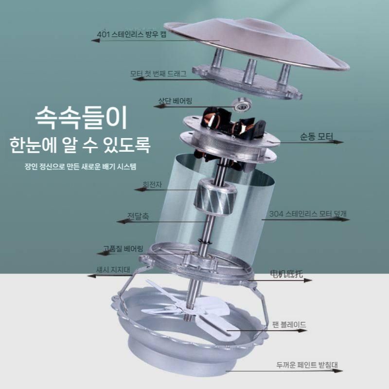 가정용 환풍기 배기팬 덕트 화장실 닥트 냄새 환기 실내 저소음 고기 환기팬 흡입기 배기 - 상세 이미지 5