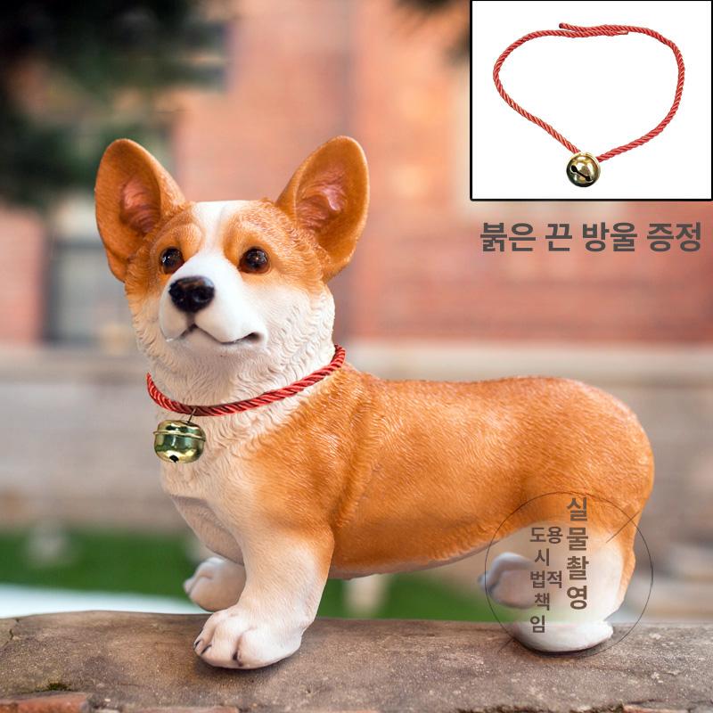 귀여운 웰시코기 미니어처 반려견 강아지 피규어 인테리어소품 액세서리 모형 - 상세 이미지 2