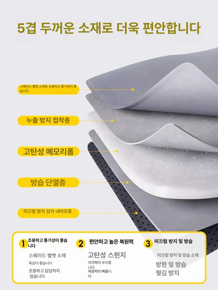 차박매트 에어매트 평탄화 자충식 캠핑 메모리폼 매트리스 카매트 휴대용 - 상세 이미지 3
