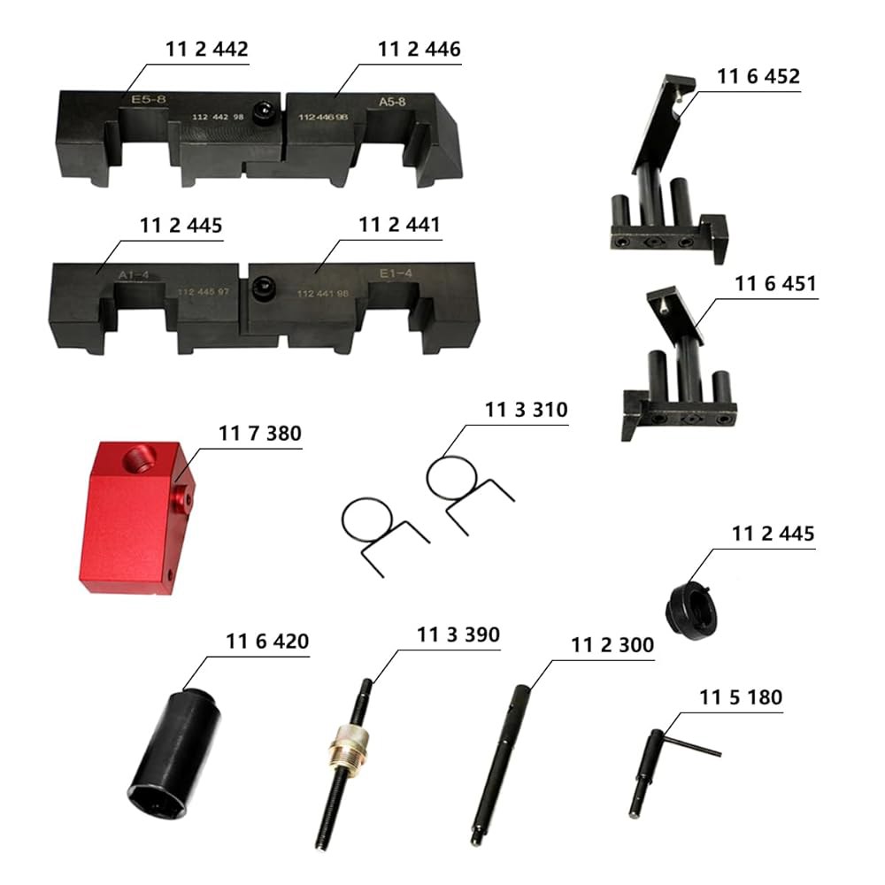 DPTOOL 엔진 캠샤프트 잠금 공구 크랭크샤프트 정렬 바노스 타이밍 키트, 2003-2005 Land Rober용 BMW M60 M62 TU 교체와 호환 112441 112442 - 상세 이미지 3