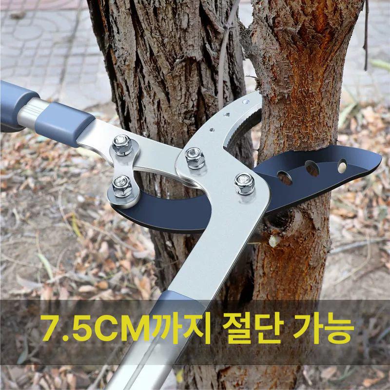 전지 가지치기가위 수동 대형 전정 라쳇 고강도 나무가지치기 분재 조경용 도구 - 상세 이미지 4