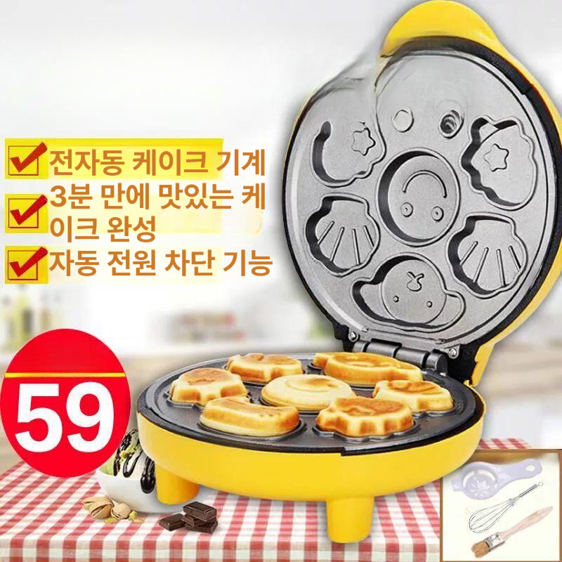 가정용 핫케이크 중형 미니 논스틱 관이치 팬케익 부침개 업소용 누룽지 구이기 플레이트 - 상세 이미지 2