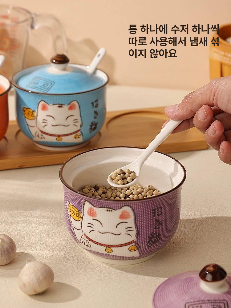 2구 양념통 일식 단무지 소스통 조미료 식당 보관통 양념 조미료통 나무판자 반찬통 나무 - 상세 이미지 5