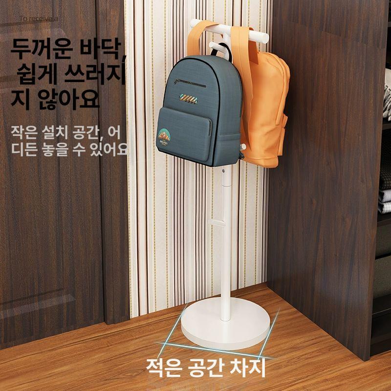 스탠드 가방걸이 옷걸이 방정리 인테리어 수납 모자걸이 걸이대 문 - 상세 이미지 4