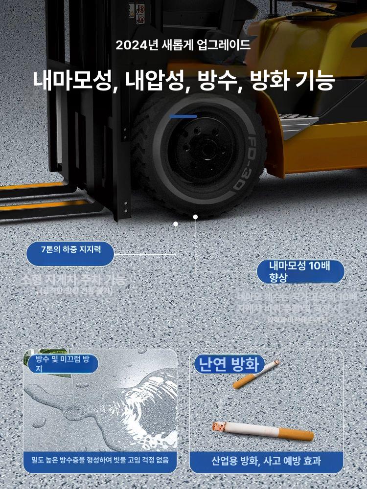 고무깔판 미끄럼매트 미끄럼방지 바닥 발매트 주방매트 배수 논슬립매트 샤워실 안전 - 상세 이미지 3