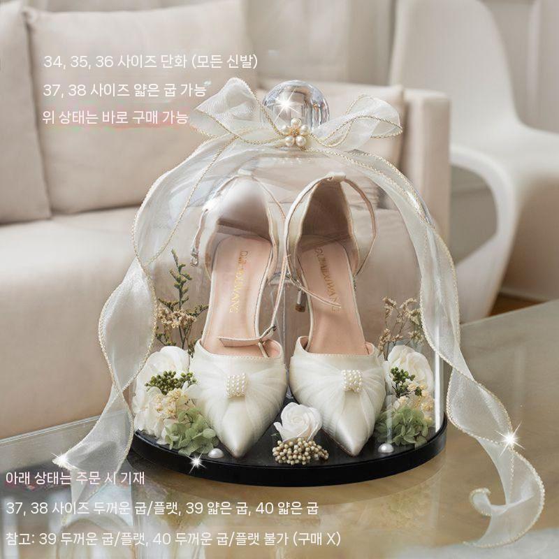 웨딩 보관함 투명 선물 우드 미니 반지케이스 쥬얼리 투명창 반지 보관 귀걸이 아크릴 - 상세 이미지 3